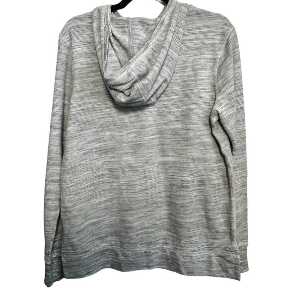 Carhartt Gray Pullover Hoodie Women's S/M Button Henley Pocket Gorpcore Casual - Picture 3 of 10